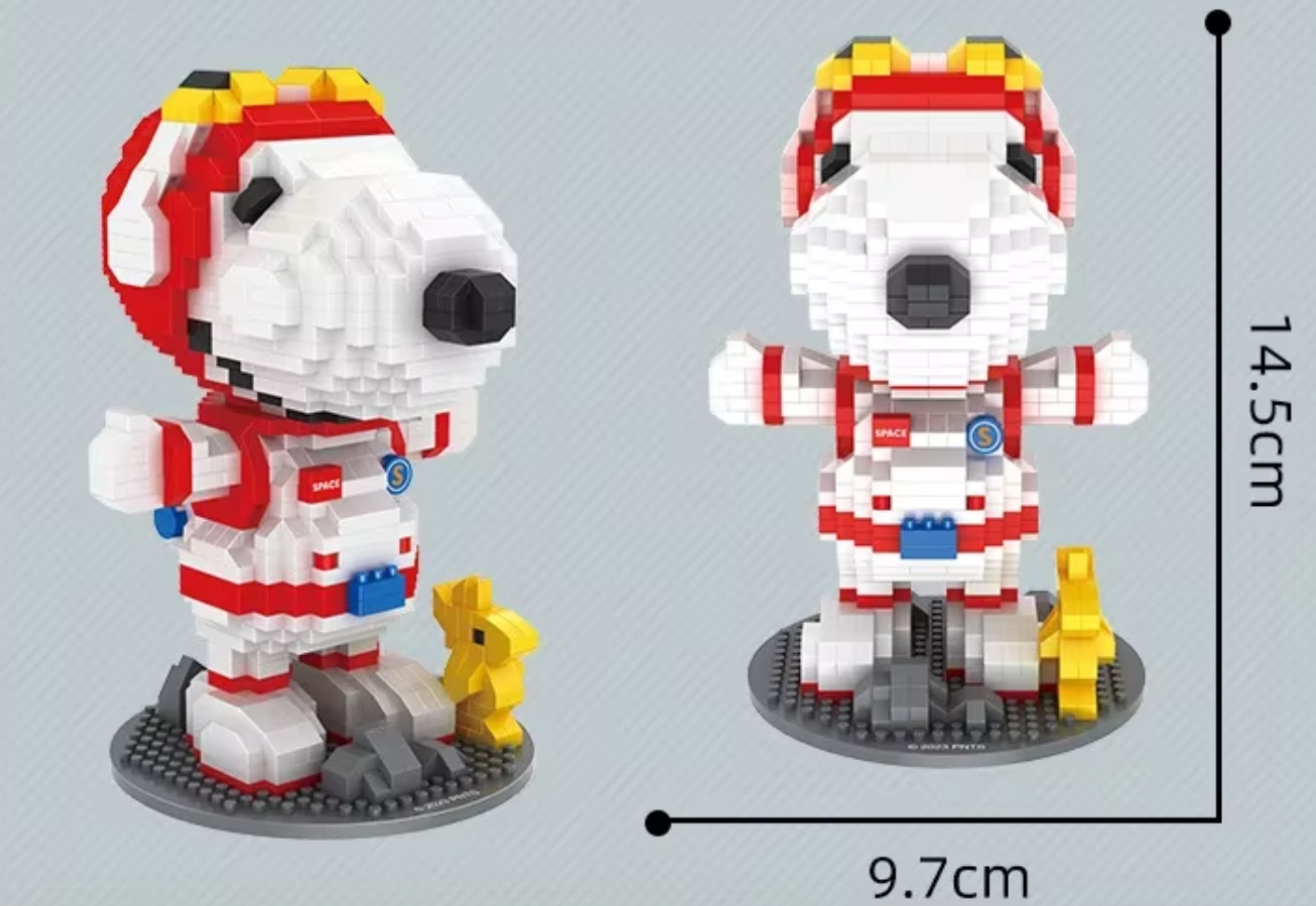 Peanuts Series Astronaut Diamond Building Blocks