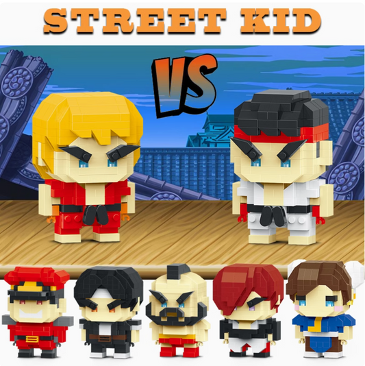 90s King of Fighters Street Kid Series Building Block