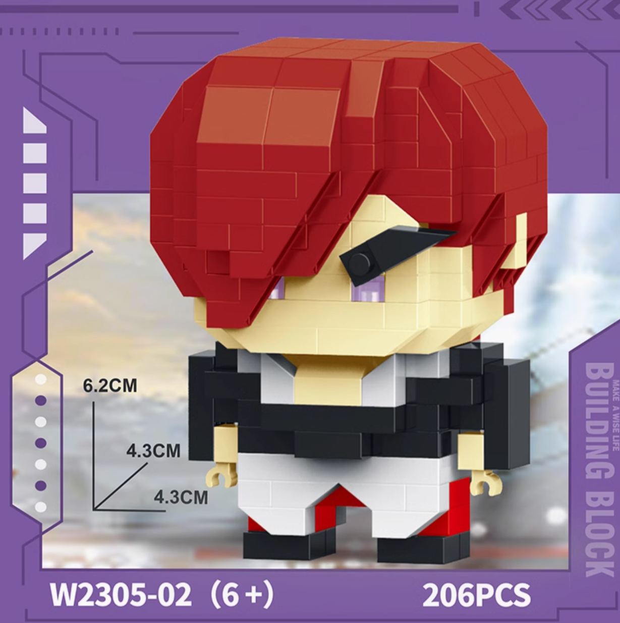 90s King of Fighters Street Kid Series Building Block