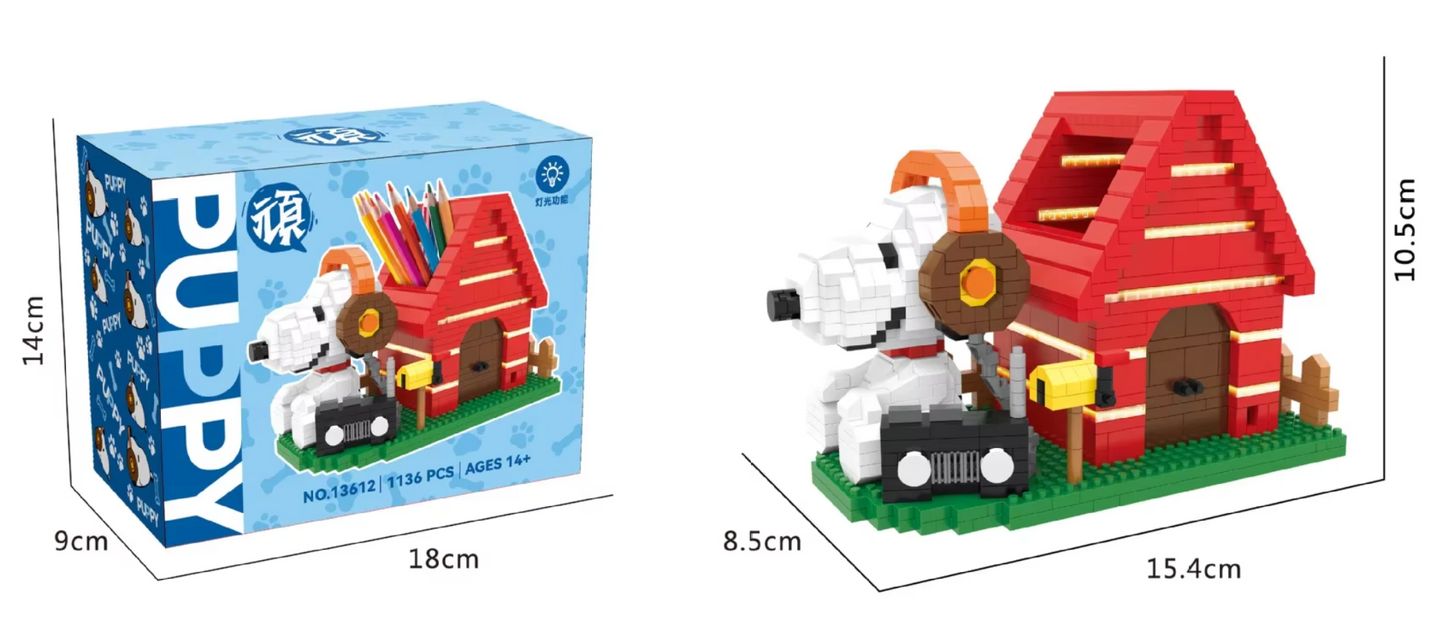 Life of Snoopy Series Building Blocks