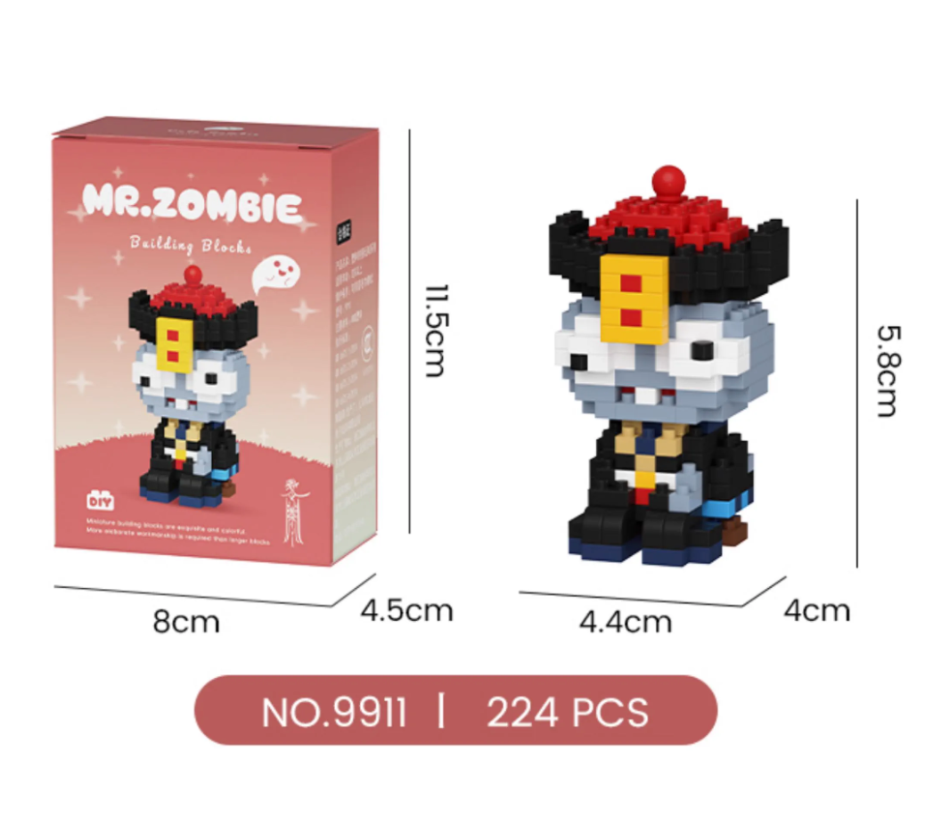 Mr.Zombie Series Building Blocks