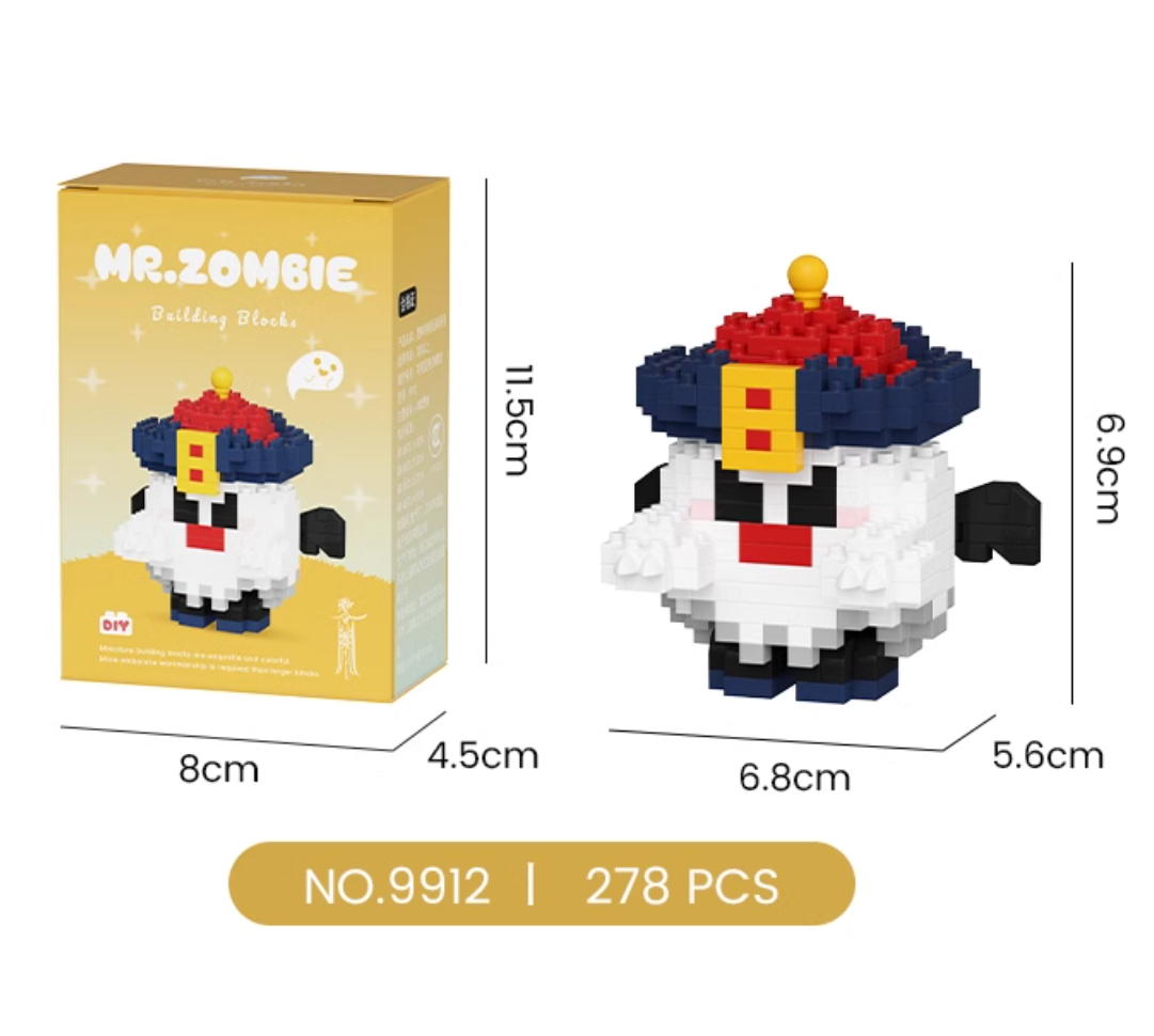 Mr.Zombie Series Building Blocks