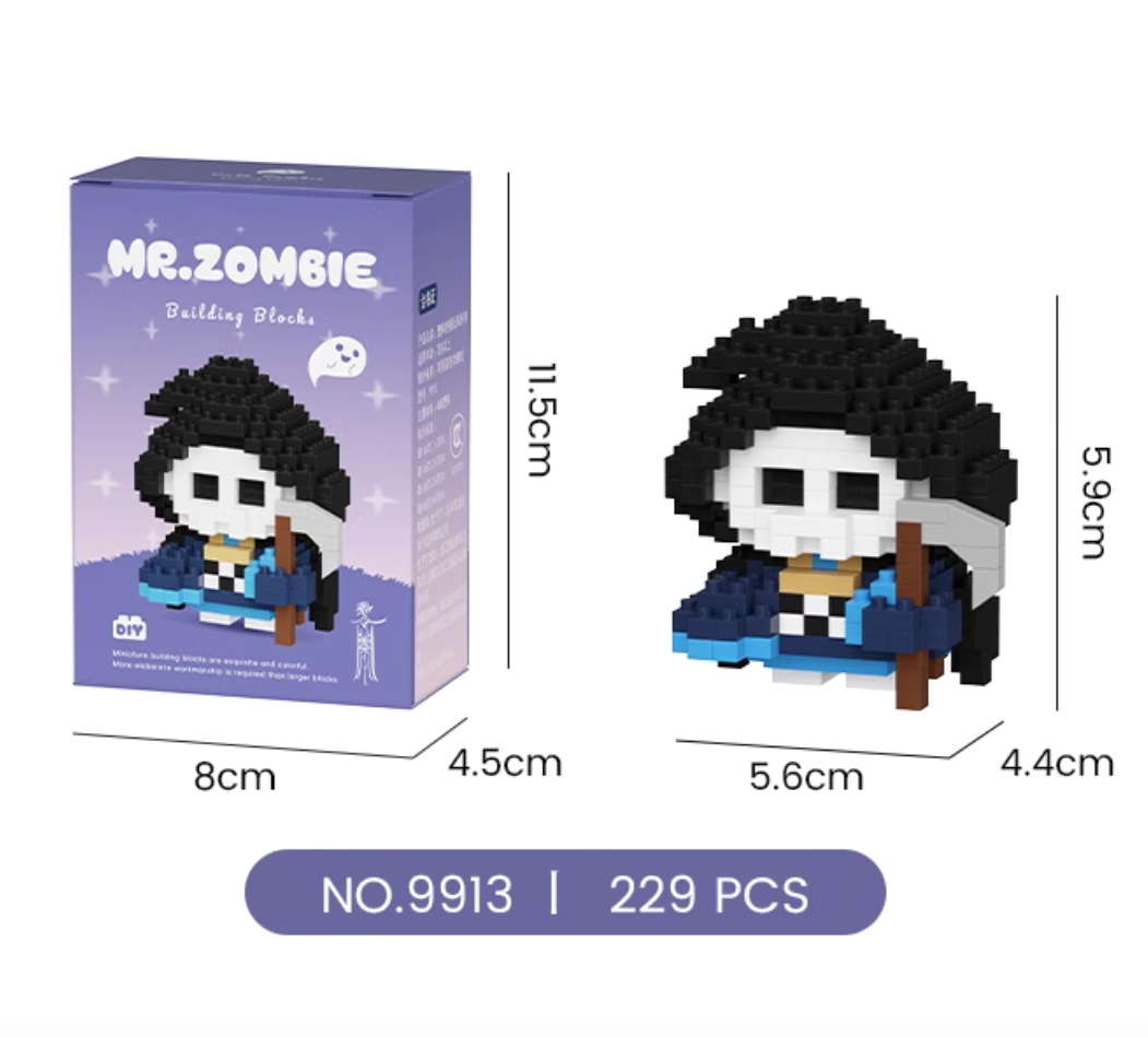 Mr.Zombie Series Building Blocks