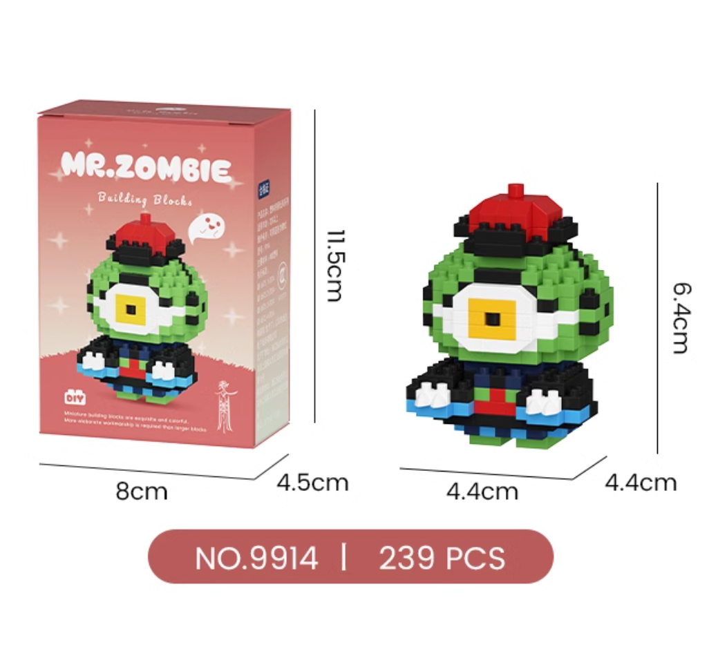 Mr.Zombie Series Building Blocks