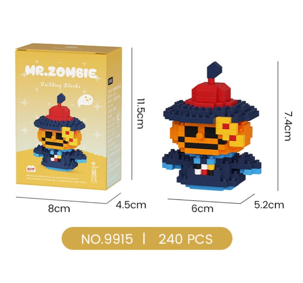 Mr.Zombie Series Building Blocks