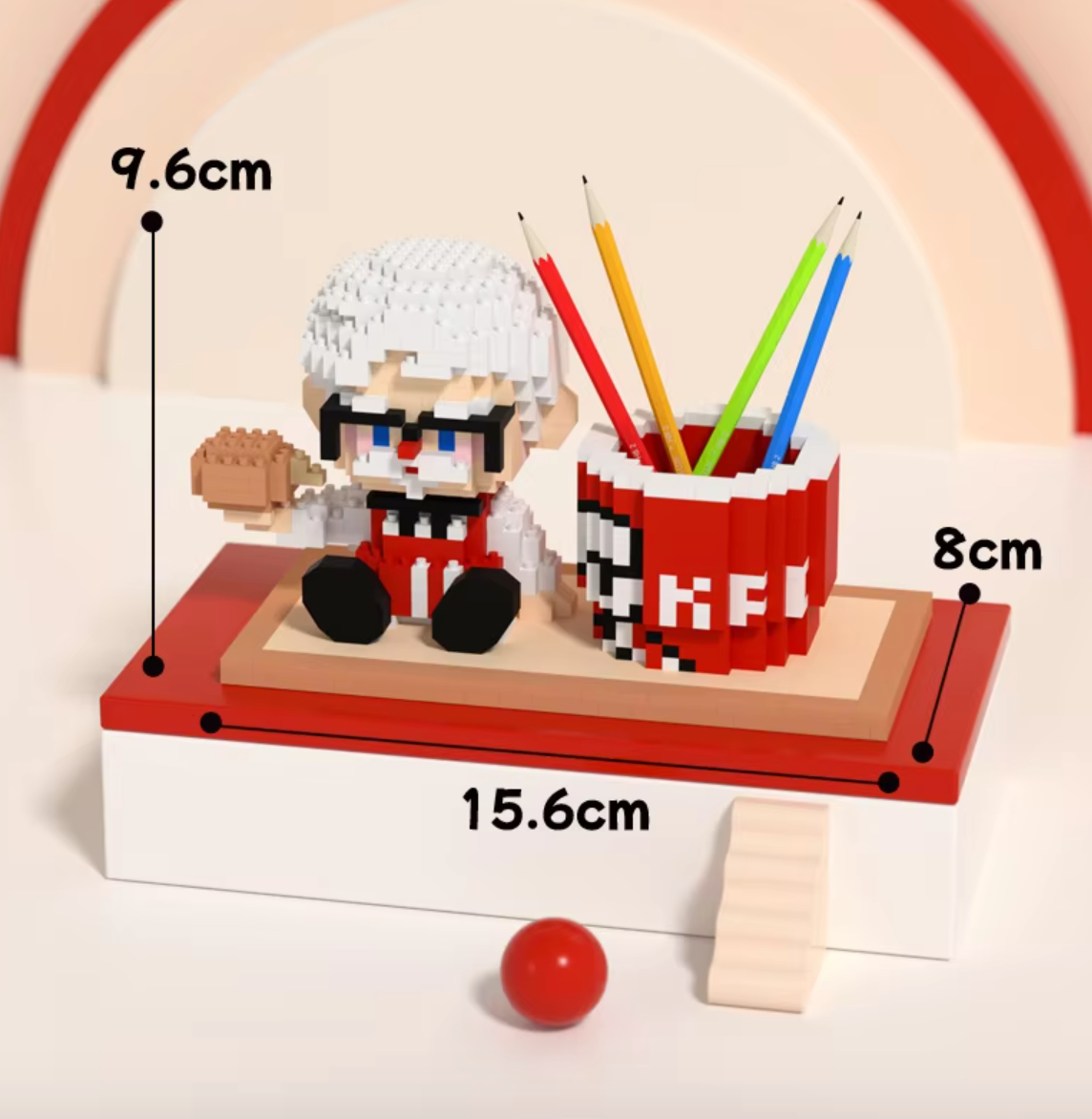 McDonald's / KFC Building Block Pen Holder