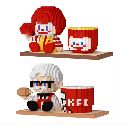 McDonald's / KFC Building Block Pen Holder