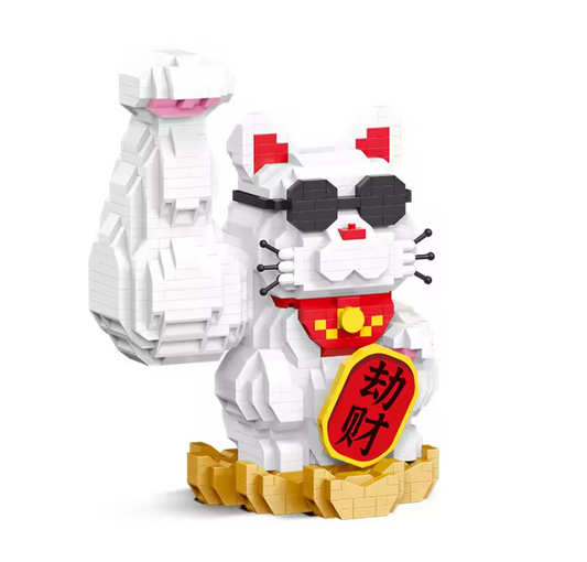 Muscular Maneki Neko Building Blocks