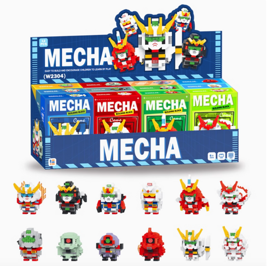 12 Design of GUNDAM MECHA Series Nano Building Block